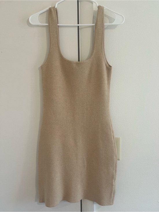 Abercrombie & Fitch Dresses & Skirts - Abercrombie & Fitch Beige Knit Mini Dress